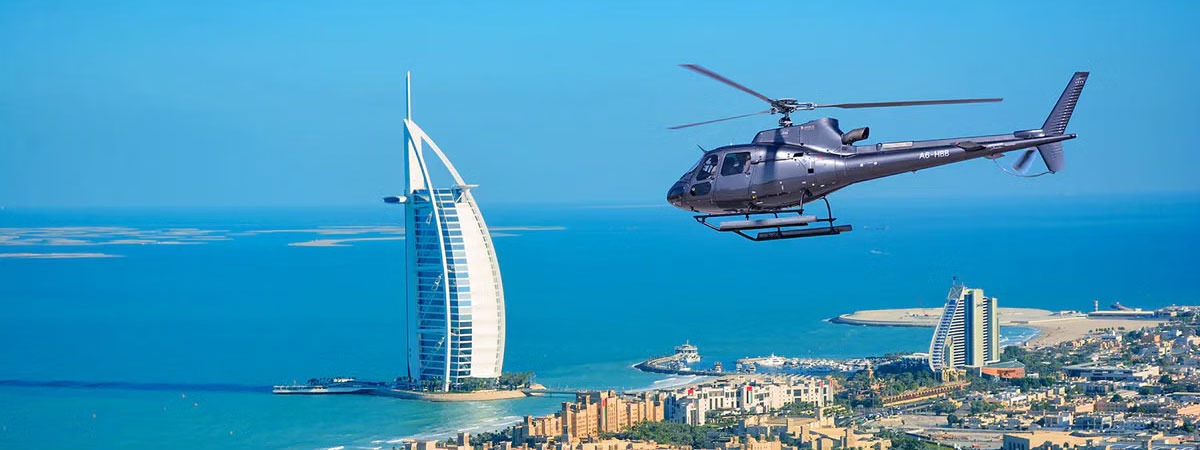 Exciting helicopter tour